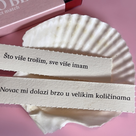 Moneyfest: Rich Girl + Lucky Girl + Školjka + Šibice. Paket za uspeh, samopouzdanje in bogatstvo sa dva seta čarobnih afirmacija na popustu.