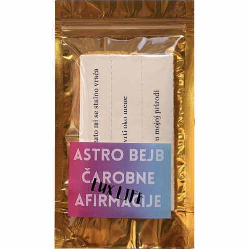 Lux Life Čarobne Afirmacije. Manifestuj luksuz na svim poljima. Pomiriši, zamisli želju i zapali. Ljubavni rituali za privlačenje partnera. Astro Bejb Shop.