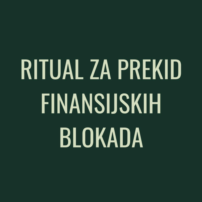 Ritual za prekid finansijskih blokada