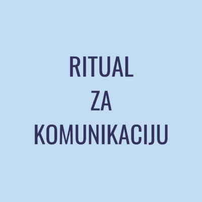 Ritual za komunikaciju. Jedan ritual za sve pozive: pokreni željenu komunikaciju. Pdf format dostupan za ceo svet bez dostave!