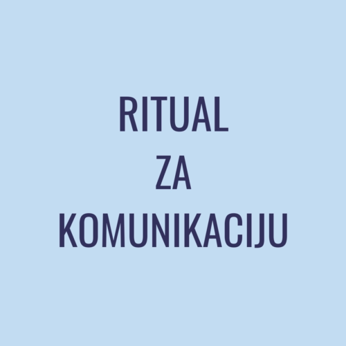 Ritual za komunikaciju. Jedan ritual za sve pozive: pokreni željenu komunikaciju. Pdf format dostupan za ceo svet bez dostave!