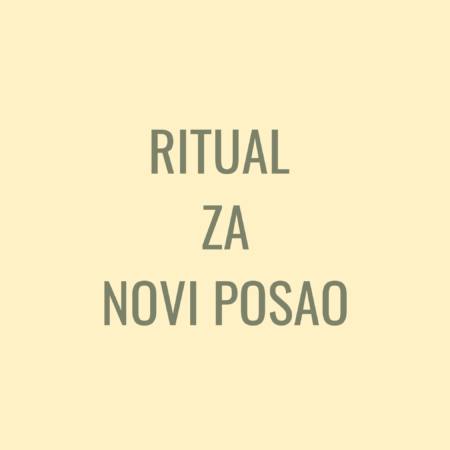 Ritual za novi posao