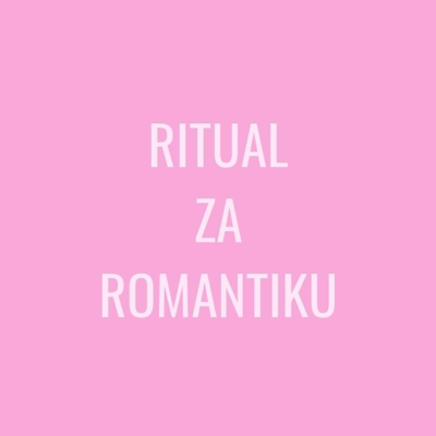 Ritual za romantiku. Bilo da si singl, u vezi ili braku: ovaj ritual je za tebe.Tvoj tajni začin za leto puno romantike i uživanja.