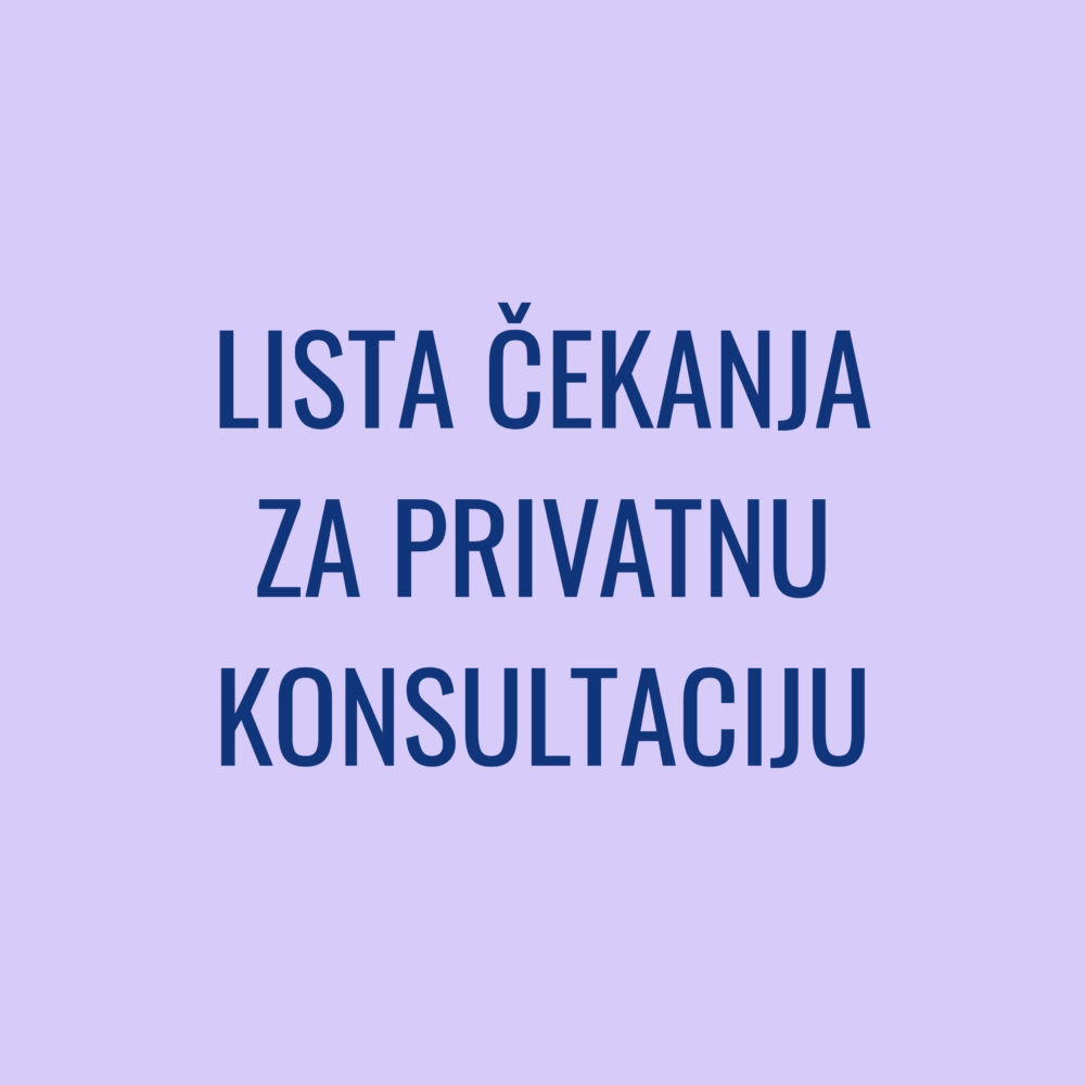 Lista čekanja za privatnu konsultaciju