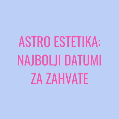 Astro estetika: Određivanje najboljih datuma