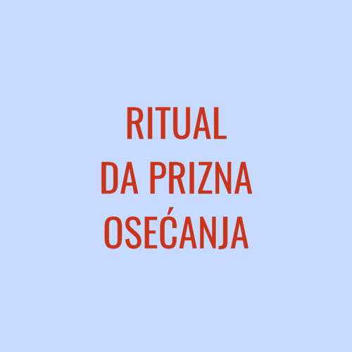 RITUAL DA PRIZNA OSEĆANJA