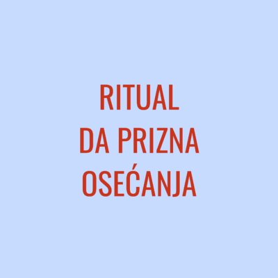 RITUAL DA PRIZNA OSEĆANJA