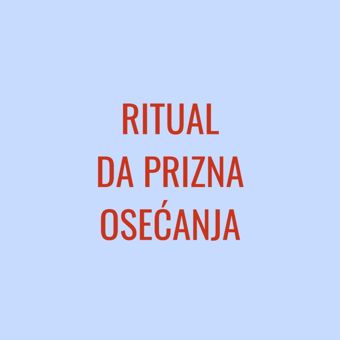 RITUAL DA PRIZNA OSEĆANJA